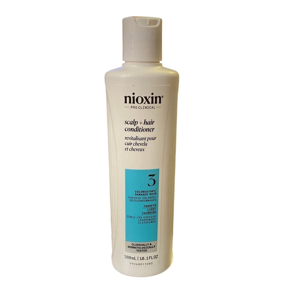 Nioxin System #3 Scalp + Hair Conditioner , 10.1 FL OZ colored dry damaged hair